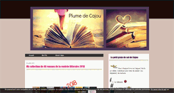 Desktop Screenshot of plumedecajou.com